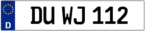 Truck License Plate